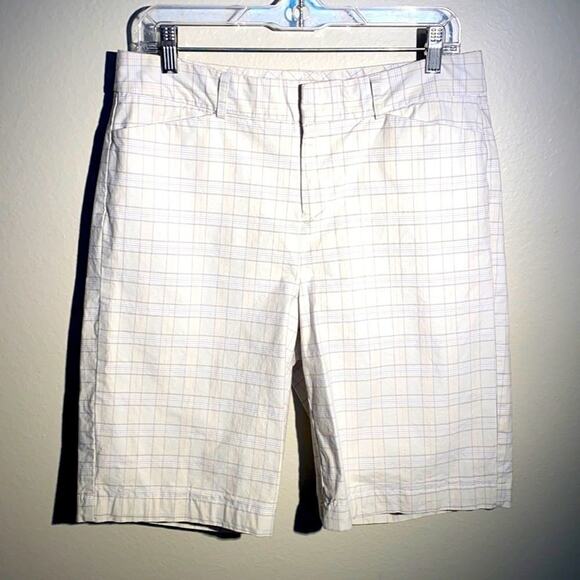 Dockers Plaid ideal fit metro Bermuda Shorts 10 - Picture 1 of 12